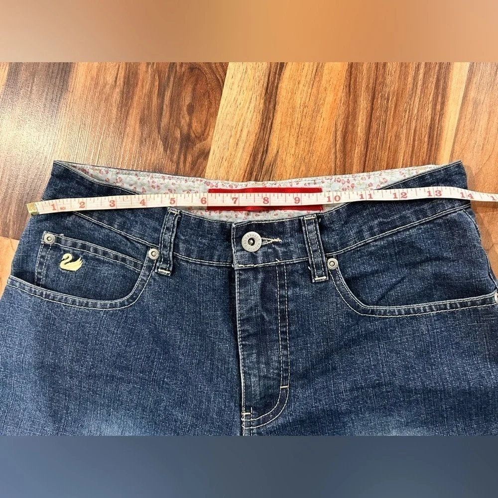 Gloria Vanderbilt Amanda Cropped Jeans Women Size 4 Blue High Rise Straight Crop